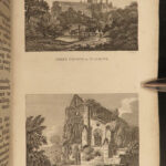 1825 1ed Wonders of Britain Stonehenge CASTLES Old Sarum Lindisfarne Ruins 3v