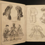 1864 Civil War FASHION Dresses Clothing Hairstyles Craft ART Peterson’s Magazine
