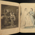 1864 Civil War FASHION Dresses Clothing Hairstyles Craft ART Peterson’s Magazine