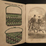 1864 Civil War FASHION Dresses Clothing Hairstyles Craft ART Peterson’s Magazine