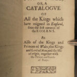 1642 Peter Heylyn Help to English History England Kings Bishops Geography RARE