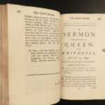 1696 1ed BIBLE Sermons Richard Meggot Winchester Cathedral William Mary England