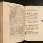 1696 1ed BIBLE Sermons Richard Meggot Winchester Cathedral William Mary England