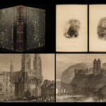 1837 Rivers of France PARIS Seine Bridges Illustrated 58 Turner ART Engravings