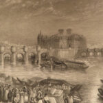 1837 Rivers of France PARIS Seine Bridges Illustrated 58 Turner ART Engravings