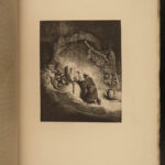 1895 HUGE FOLIOS 1st ed Rembrandt DUTCH ART Painting Illustrated 2v SET Michel