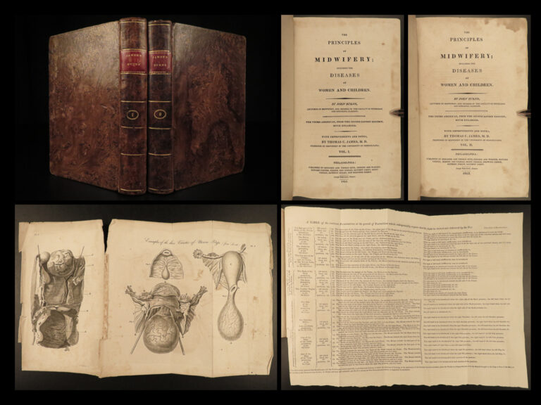 Image of 1813 1ed Midwifery Principles Burns OBGYN Obstetrics Pediatric Medicine Anatomy