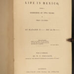 1843 1ed Life in MEXICO de la Barca Carnivals Superstitions Volcanos Bull-Fights