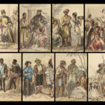 1858 1ed Champagnac Voyage Round the World PERU Egypt Illustrated Costumes