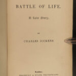1846 1ed Charles Dickens Battle of Life Christmas Romance Maclise Illustrated