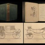 1837 1ed English Pleasure Carriage TRAIN Railroad Coach Invention pre Automobile