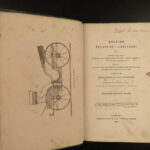 1837 1ed English Pleasure Carriage TRAIN Railroad Coach Invention pre Automobile