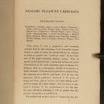 1837 1ed English Pleasure Carriage TRAIN Railroad Coach Invention pre Automobile