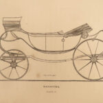 1837 1ed English Pleasure Carriage TRAIN Railroad Coach Invention pre Automobile