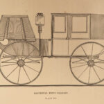 1837 1ed English Pleasure Carriage TRAIN Railroad Coach Invention pre Automobile