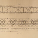 1837 1ed English Pleasure Carriage TRAIN Railroad Coach Invention pre Automobile