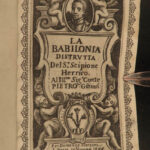 1676 Destruction of Babylon Scipione Errico Italian Renaissance Poetry Abbasid