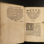 1547 1ed Saint Ephrem of Syria Aramaic Hymns Syriac Persian Greek Cologne RARE