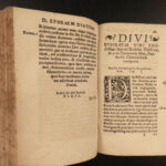 1547 1ed Saint Ephrem of Syria Aramaic Hymns Syriac Persian Greek Cologne RARE