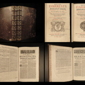 1662 ENORMOUS FOLIOS Remarkable Arrests French Crimes LAW Hangings Paris Henrys