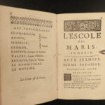 1699 Works of MOLIERE French Plays Theater Psyche Sganarelle Femmes Savants 2v