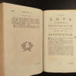 1791 Demosthenes Orations Speech MAP Ancient Greece Greek Latin Irish Mounteney