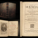 1678 BIBLE Sermons Anglican Jeremy Taylor Royalist England Dublin Ireland FOLIO