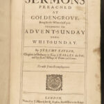 1678 BIBLE Sermons Anglican Jeremy Taylor Royalist England Dublin Ireland FOLIO