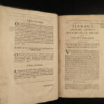 1678 BIBLE Sermons Anglican Jeremy Taylor Royalist England Dublin Ireland FOLIO