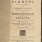 1678 BIBLE Sermons Anglican Jeremy Taylor Royalist England Dublin Ireland FOLIO