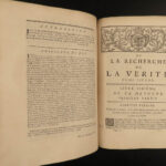 1712 Malebranche Search for Truth John Locke Metaphysics Philosophy Imagination