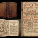 1760 German BIBLE ART Prayer Book Devotional Catholic Vespers Confession Kalin