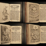1760 German BIBLE ART Prayer Book Devotional Catholic Vespers Confession Kalin