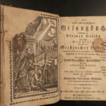 1799 EARLY American German Psalter Bible Germantown Pennsylvania Dutch Quaker