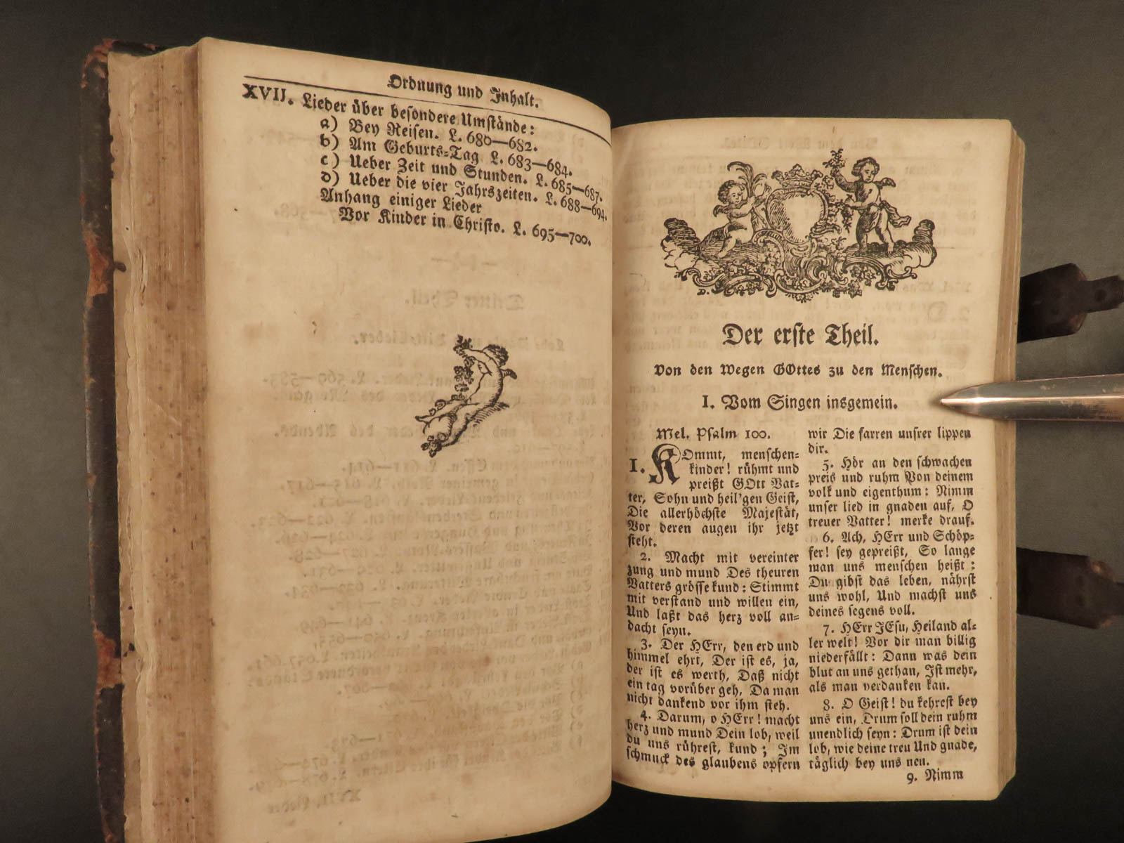 1799 EARLY American German Psalter Bible Germantown Pennsylvania Dutch