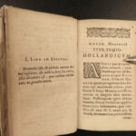 1630 1ed Dutch Voyages Friesland Holland Elzevier Respublica Ortellius Hague