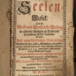 1727 RARE SWISS German Hymn Book MUSIC Choir Geistlicher St Gallen Switzerland