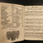 1727 RARE SWISS German Hymn Book MUSIC Choir Geistlicher St Gallen Switzerland