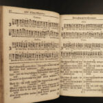 1727 RARE SWISS German Hymn Book MUSIC Choir Geistlicher St Gallen Switzerland