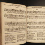 1727 RARE SWISS German Hymn Book MUSIC Choir Geistlicher St Gallen Switzerland