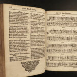 1727 RARE SWISS German Hymn Book MUSIC Choir Geistlicher St Gallen Switzerland