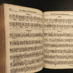 1727 RARE SWISS German Hymn Book MUSIC Choir Geistlicher St Gallen Switzerland