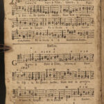 1727 RARE SWISS German Hymn Book MUSIC Choir Geistlicher St Gallen Switzerland