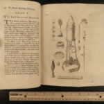 1754 Microscope Made Easy OPTICS Biology Chemistry Experiments Illustrated Baker