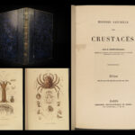 1840 Natural History of Crustaceans Shrimp Lobster Ocean Crab Illustrated Atlas