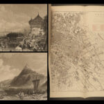 1871 Paris Commune During Franco-Prussian WAR France CASTLES Illustrated MAPS