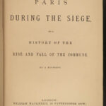 1871 Paris Commune During Franco-Prussian WAR France CASTLES Illustrated MAPS