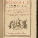 1781 HUGE Roman Catholic Missal Bible Prayers Liturgy Pezzana Venice Chant Music