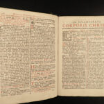 1781 HUGE Roman Catholic Missal Bible Prayers Liturgy Pezzana Venice Chant Music