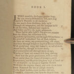 1790 John Milton Paradise Lost Sonnets Psalms Bible Poems Elijah Fenton 2v SET